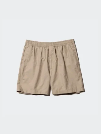 Pantaloncini comodi da uomo in misto lino | 5″