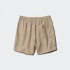 Pantaloncini comodi da uomo in misto lino | 5″ Pantaloncini comodi da uomo in misto lino | 5″
