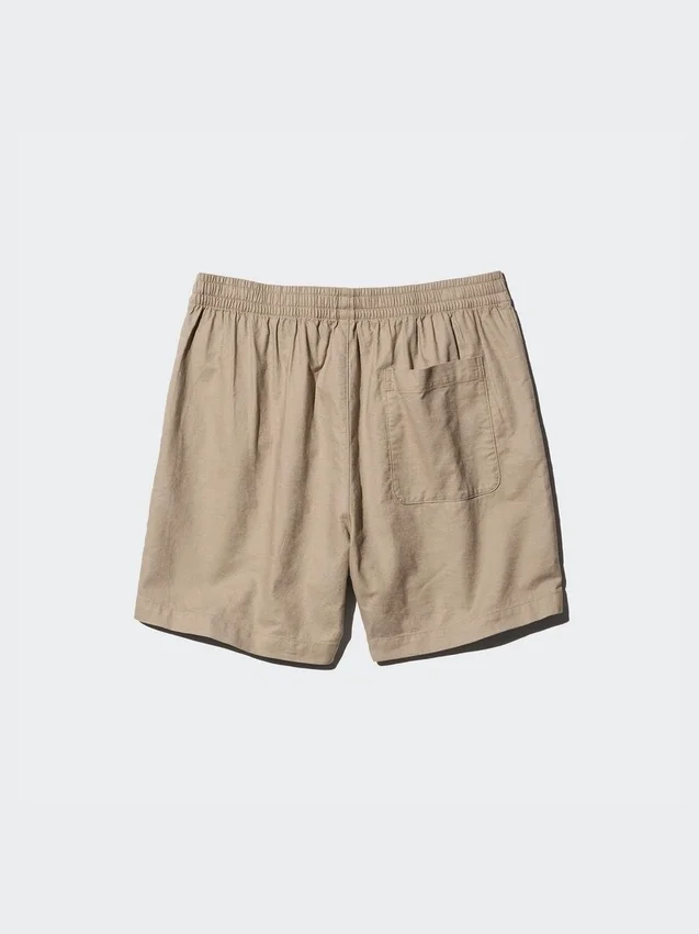 Pantaloncini comodi da uomo in misto lino | 5″ Pantaloncini comodi da uomo in misto lino | 5″