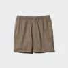 Pantaloncini comodi da uomo in misto lino | 5″ Pantaloncini comodi da uomo in misto lino | 5″