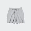 Pantaloncini da donna in maglia a costine lavabili Pantaloncini da donna in maglia a costine lavabili
