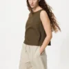 Pantaloncini da donna in misto lino Pantaloncini da donna in misto lino