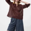Pantaloncini da donna in misto lino Pantaloncini da donna in misto lino