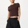 Pantaloncini da donna in misto lino e cotone Pantaloncini da donna in misto lino e cotone