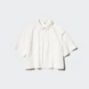 Camicie da donna in nylon a pantaloncini dal taglio squadrato | Maniche corte Camicie da donna in nylon a pantaloncini dal taglio squadrato | Maniche corte