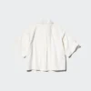 Camicie da donna in nylon a pantaloncini dal taglio squadrato | Maniche corte Camicie da donna in nylon a pantaloncini dal taglio squadrato | Maniche corte