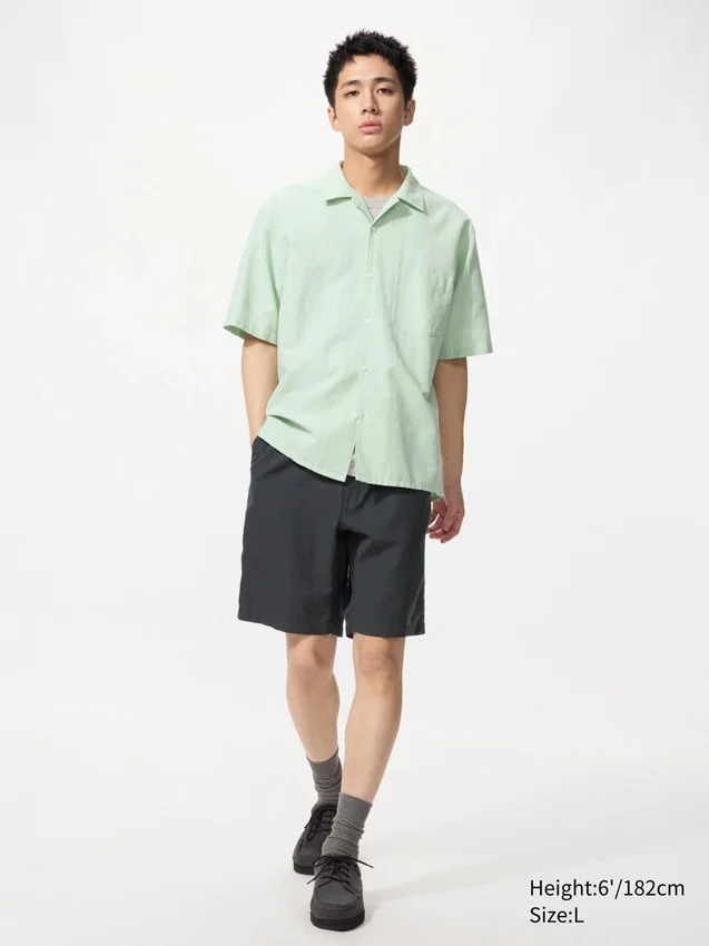 Pantaloncini da uomo in misto lino | 9,5″ Pantaloncini da uomo in misto lino | 9,5″