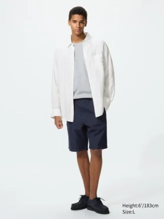 Pantaloncini da uomo in misto lino | 9,5″ Pantaloncini da uomo in misto lino | 9,5″