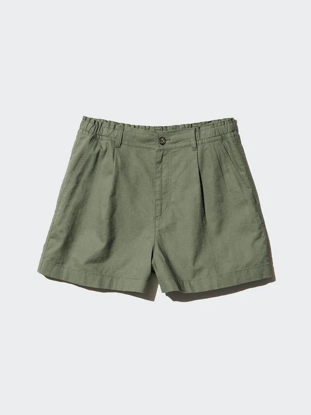 Pantaloncini in cotone e lino per bambini Pantaloncini in cotone e lino per bambini