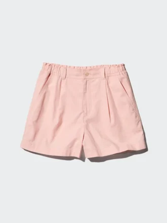 Pantaloncini in cotone e lino per bambini