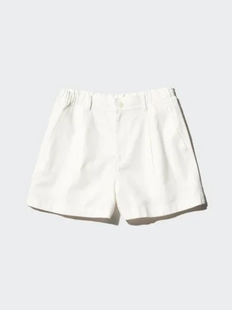 Pantaloncini in cotone e lino per bambini