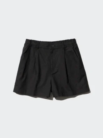 Pantaloncini in cotone e lino per bambini