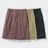 Pantaloncini larghi a pieghe da uomo | 12,5″ Pantaloncini larghi a pieghe da uomo | 12,5″