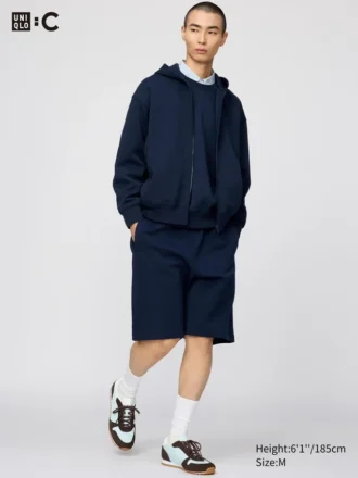 Pantaloncini larghi unisex in felpa Pantaloncini larghi unisex in felpa