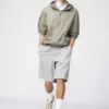 Pantaloncini larghi unisex in felpa Pantaloncini larghi unisex in felpa