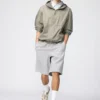 Pantaloncini larghi unisex in felpa Pantaloncini larghi unisex in felpa
