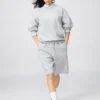 Pantaloncini larghi unisex in felpa Pantaloncini larghi unisex in felpa