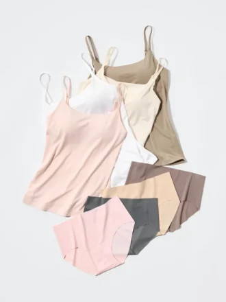 Pantaloni a vita bassa AIRism senza cuciture da donna