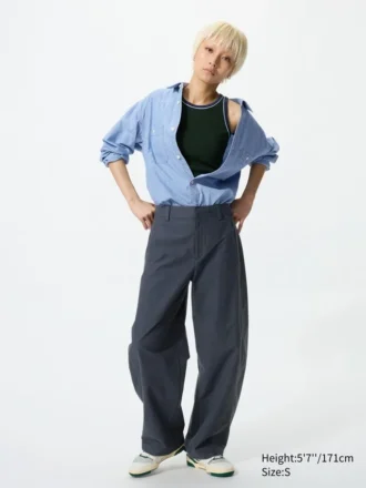 Pantaloni a zampa in jersey da donna