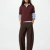 Pantaloni a zampa in jersey da donna Pantaloni a zampa in jersey da donna