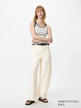 Pantaloni a zampa in jersey da donna