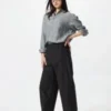 Pantaloni a zampa in jersey da donna | Taglia alta Pantaloni a zampa in jersey da donna | Taglia alta