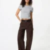 Pantaloni a zampa in jersey da donna | Taglia alta Pantaloni a zampa in jersey da donna | Taglia alta