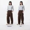 Pantaloni a zampa in jersey da donna Pantaloni a zampa in jersey da donna