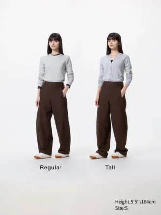 Pantaloni a zampa in jersey da donna
