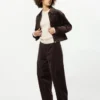 Pantaloni a zampa in velluto a coste da donna Pantaloni a zampa in velluto a coste da donna
