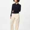 Pantaloni a zampa in velluto a coste da donna Pantaloni a zampa in velluto a coste da donna