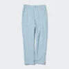 Pantaloni affusolati da donna in misto lino e cotone Pantaloni affusolati da donna in misto lino e cotone