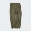 Pantaloni affusolati da donna in misto lino e cotone Pantaloni affusolati da donna in misto lino e cotone