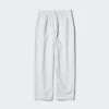 Pantaloni affusolati da donna in misto lino e cotone | A righe Pantaloni affusolati da donna in misto lino e cotone | A righe