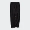 Pantaloni affusolati da donna in misto lino e cotone | Taglia alta