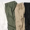 Pantaloni affusolati in lino e cotone da donna | Taglia alta Pantaloni affusolati in lino e cotone da donna | Taglia alta