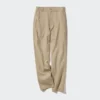 Pantaloni affusolati in lino e cotone da donna | Taglia alta Pantaloni affusolati in lino e cotone da donna | Taglia alta