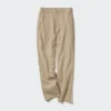 Pantaloni affusolati in lino e cotone da donna | Taglia alta Pantaloni affusolati in lino e cotone da donna | Taglia alta