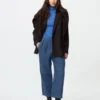 Pantaloni alla caviglia da donna in cotone dal taglio morbido | Denim Pantaloni alla caviglia da donna in cotone dal taglio morbido | Denim
