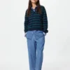 Pantaloni alla caviglia da donna in cotone dal taglio morbido | Denim Pantaloni alla caviglia da donna in cotone dal taglio morbido | Denim