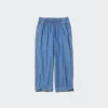 Pantaloni alla caviglia da donna in cotone dal taglio morbido | Denim Pantaloni alla caviglia da donna in cotone dal taglio morbido | Denim