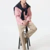 Pantaloni alla caviglia elasticizzati unisex