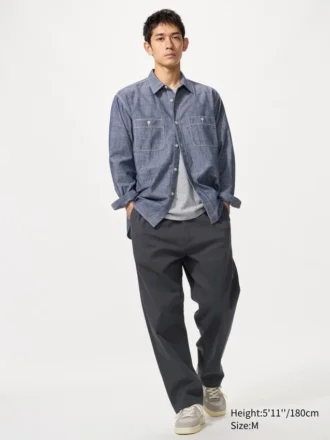 Pantaloni alla caviglia elasticizzati unisex