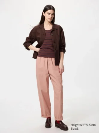 Pantaloni alla caviglia elasticizzati unisex