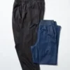 Pantaloni alla caviglia elasticizzati unisex | Denim