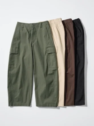 Pantaloni cargo a zampa d’elefante da donna