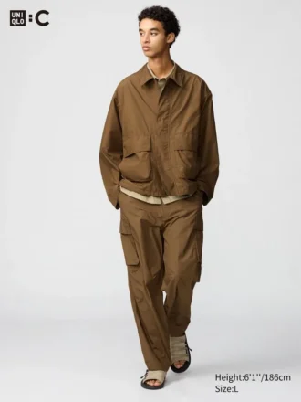 Pantaloni cargo larghi da uomo