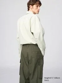 Pantaloni cargo larghi unisex