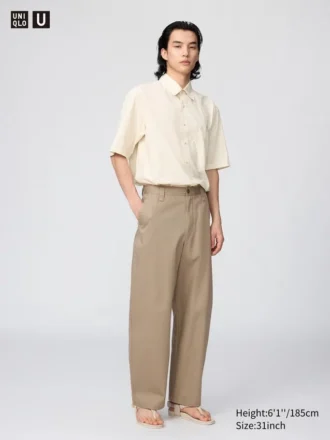 Pantaloni chino larghi da uomo