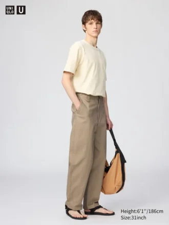 Pantaloni chino larghi da uomo Pantaloni chino larghi da uomo